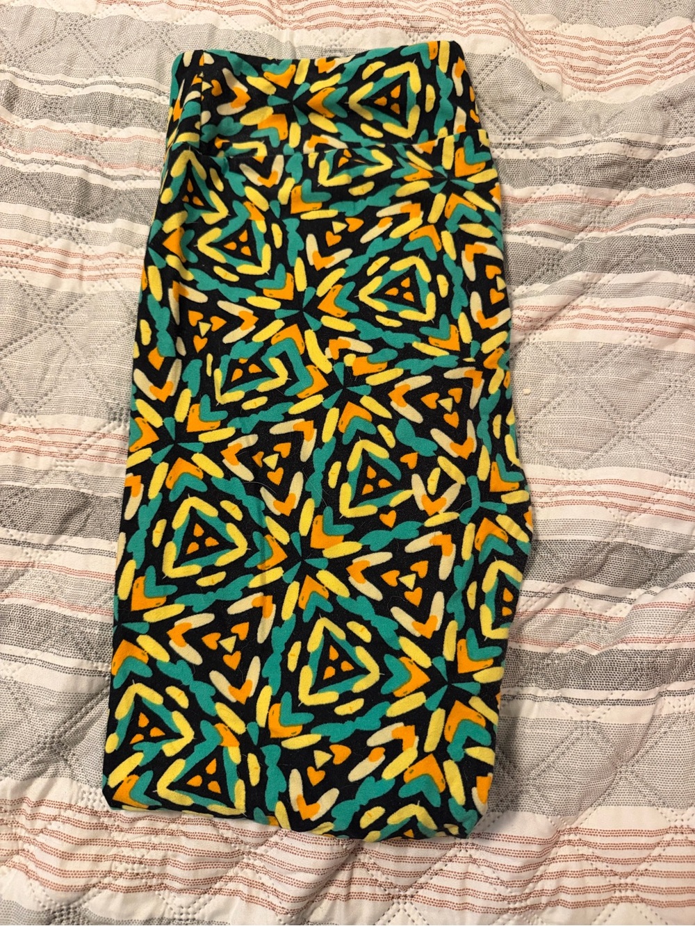 Lularoe , green and yellow, tall and curvy leggings